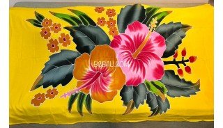 Rayon Sarong Lava Lava Hand Painted Originally by Balinese Artisans